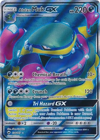 Amazon.com: Alolan Muk GX - 138/147 - Full Art Ultra Rare : Toys